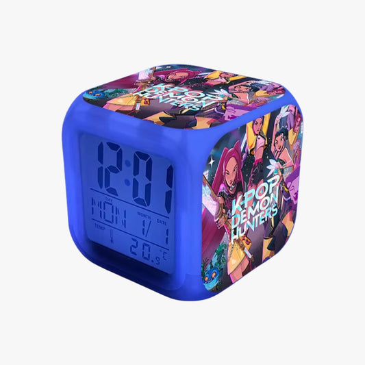 Huntrix Kpop Demon Hunters LED Alarm Clock