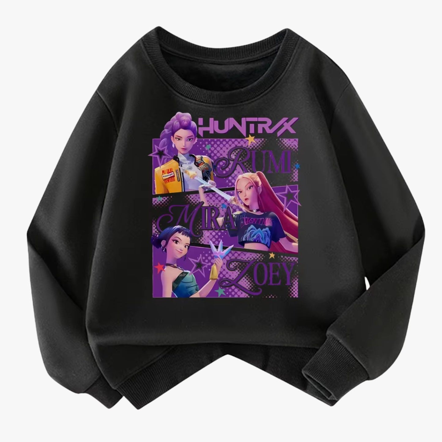 Kids Huntrix Kpop Demon Hunters Sweatshirt