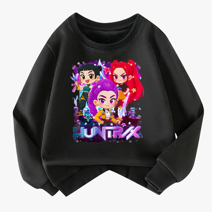 Kids Huntrix Kpop Demon Hunters Sweatshirt
