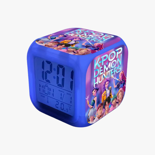 Huntrix Kpop Demon Hunters LED Alarm Clock